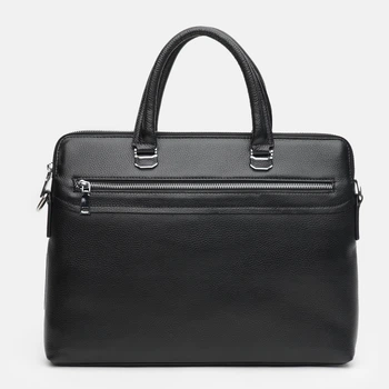 Сумка портфель мужская из натуральной кожи Palmera K1017610 Черная (ROZ6400165713)