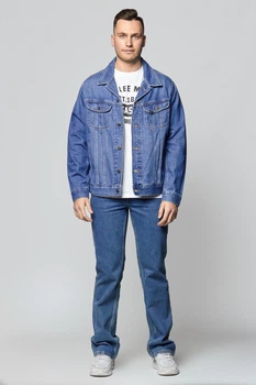 Куртка джинсовая Lee LEE RIDER JACKET Regular Original Straight (L89ZLJPI) Синий S-00