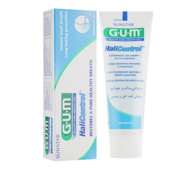 Зубная паста "Чистое здоровое дыхание" GUM Halicontrol 75мл (13152)