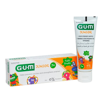Зубная паста-гель для подростков со вкусом тутти-фрутти G.U.M Junior Tutti-Frutti 50мл (13142)