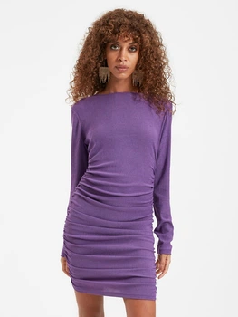 Сукня коротка осіння жіноча Trendyol TPRAW22EL1225 38 Purple (8683044705791)