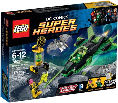 Конструктор LEGO 76025 Super Heroes Зелений ліхтар проти Сінестро Green Lantern vs. Sinestro