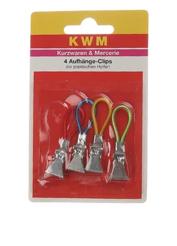Прищепки для полотенец, 4 шт KWM разноцветный PM1-11302