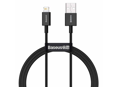Кабель Baseus Superior Series USB 2.0 to Lightning 2.4A Fast Charging 1m Black (CALYS-A01)