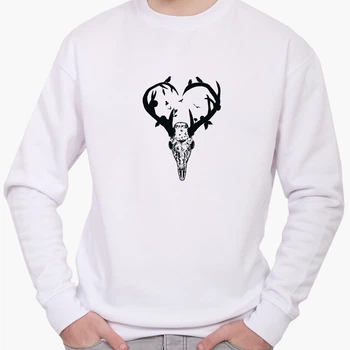 Свитшот мужской Олень (Deer) (8771-2072) Белый L