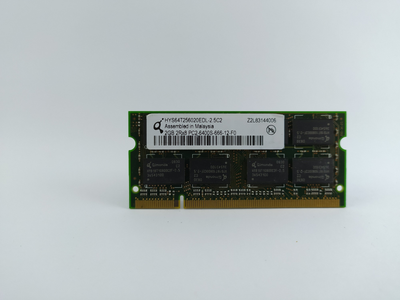 Оперативная память для ноутбука SODIMM Qimonda DDR2 2Gb 800MHz PC2-6400S (HYS64T256020EDL-2.5C2) 2076 Б/У