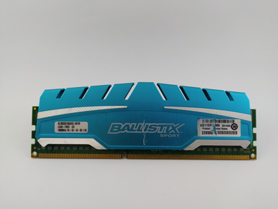 Оперативная память Crucial Ballistix Sport DDR3 8Gb 1866MHz PC3-14900U (BLS8G3D18ADS3.16FER) 4052 Б/У