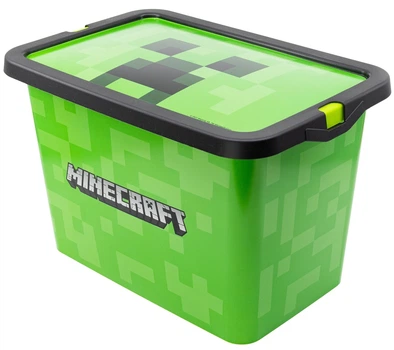 Коробка для игрушек Stor Minecraft - Creeper, Storage Click Box 7L