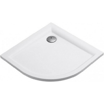 Поддон для душевой кабины KOLO Pacyfik 80x80x15см полукруглый акриловый без сифона белый XBN0780000