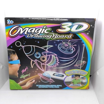 Волшебная 3D доска для рисования Magic Drawing Board для детей от 3х лет, игровой набор (001438631)