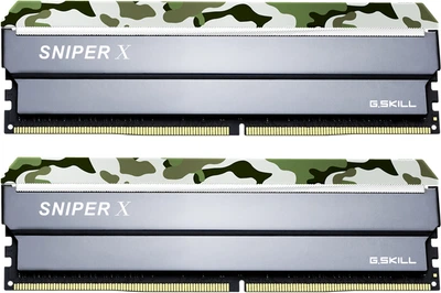 Оперативная память G.Skill DDR4-3200 16384MB PC4-25600 (Kit of 2x8192) SniperX Classic Camo (F4-3200C16D-16GSXFB)