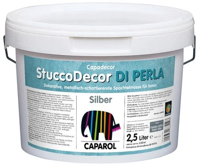 Декоративная шпаклевка Caparol StuccoDecor DI Perla Silber 2,5 л (11075904)