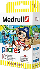 Пластир медичний Medrull дитячий "Pirates" , з полiмерного матерiалу, розмiр 25 мм х 57 мм, №10