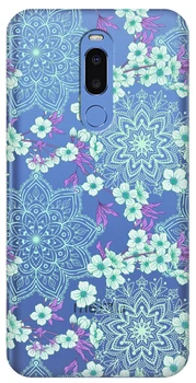 Силиконовый чехол iSwag для Meizu M8 Note Цветочная мандала (M15437)