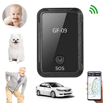 Магнитный Gps Трекер маячок для отслеживания Mini GF-09 WIFI + LBS + GPS / Контроль за передвижением авто, детей