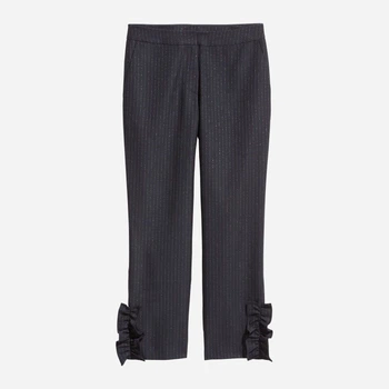 Брюки женские H&M 0583039 32 Темно-синие (KAY2000001296349)