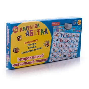 Плакат Limo Toy Кмітлива абетка на украинском (7027)