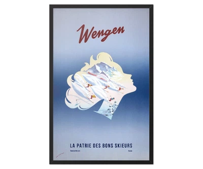 Постер CP Wengen 1952, Туризм 54х84 см (163)