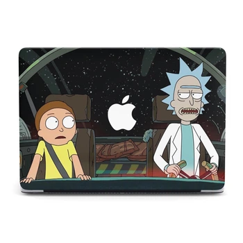Чехол пластиковый для MacBook Air 13 M1 A2337 Rick and Morty