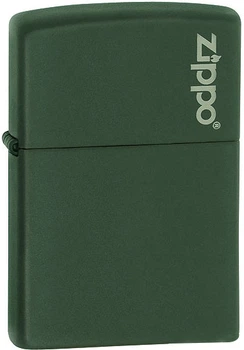 Запальничка Zippo Green Matte w/Zippo Logo 221ZL