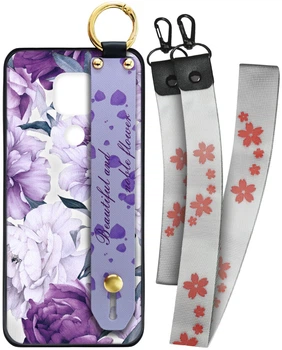 Чехол SHLab для Motorola E7 Plus Beautiful Flower + два ремешка с карабином (25686)