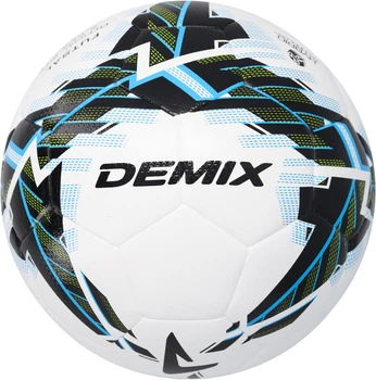 Мяч футбольный (size 4, 62-64 см окружность) Demix Белый с синим