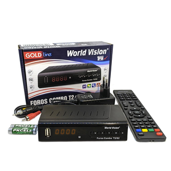 ТВ-ресивер World Vision Foros Combo T2/S2/C