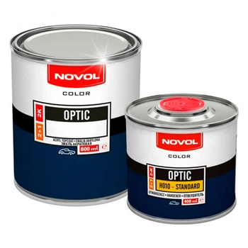 Фарба акрилова Novol Optic 201 Біла 0,8 л без затверджувача