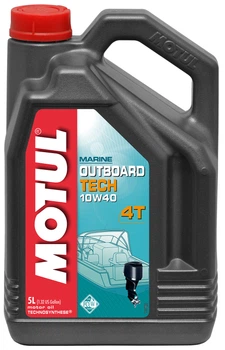Моторное масло Motul Outboard Tech 4T SAE10W-40 5 л (106354)