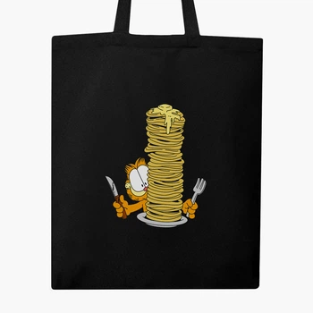 Эко сумка шоппер Гарфилд (Garfield) (9227-2042) 41x35 см Черный