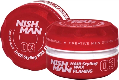 Воск для укладки волос Nishman Hair Styling Wax 03 Flaming 150 мл (8682035088462)