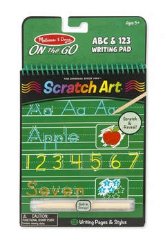 Набор царапок Буквы и цифры ABC&123 Writing Pad Melissa & Doug