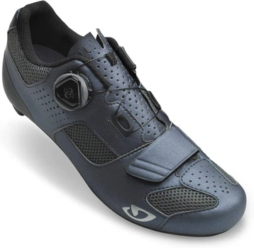 ​Велотуфли женские шоссе Giro Espada BOA E70 metallic charcoal/silver EU 38