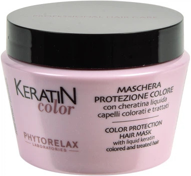 Маска для захисту кольору фарбованого волосся Phytorelax Keratin Color 250 мл (8030976025266)