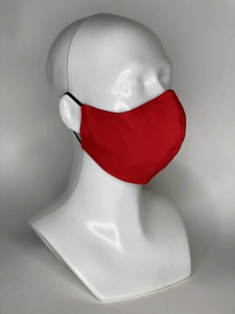 Защитная маска для лица Prof Kit Lite трехслойная Красная