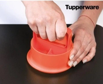 Форма для салатов, гарниров, котлет Tupperware "Чудо-котлетница" коралловая