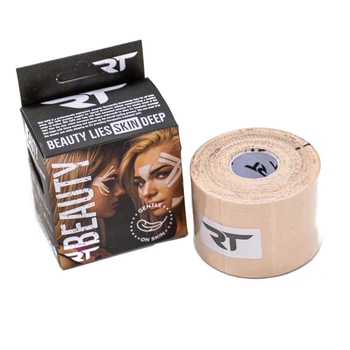 Кінезіологічний тейп Rea tape Beauty 5мх5см бежевий (REA-Tape)