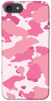 TPU чохол Demsky Розовый камуфляж 2 для Apple iPhone 7 / 8 (4.7")