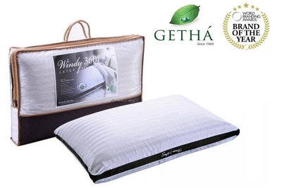 Подушка классическая Getha Windy 360 из натурального латекса 65х38х15см (90000250)