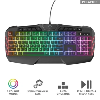 Клавіатура Trust GXT881 ODYSS SEMI-MECH USB Black (24303_TRUST)