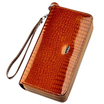 Кожаный кошелек женский KIVI 9х19х4 см (acs0015462)