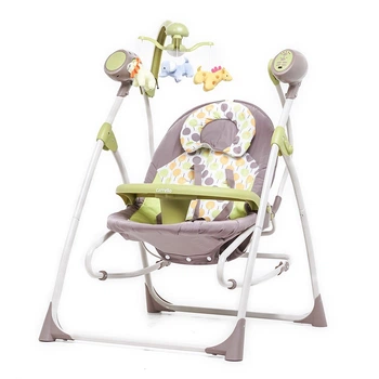 Колиска-гойдалка CARRELLO Nanny 3в1 CRL-0005 Green Tree Заколисуючий центр Карелло Нанні