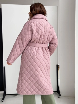 Пуховик-пальто GrandUA Одри Trand TR4516 Розовое