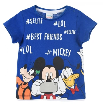Футболка Mickey Mouse (Микки Маус) 068 см Синий UE00642