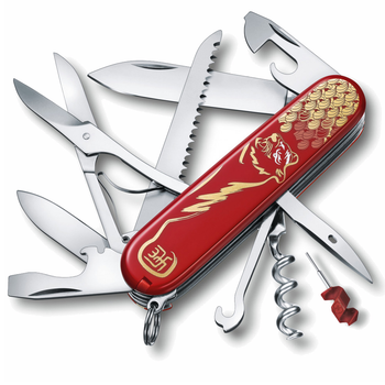 Складаний ніж Victorinox HUNTSMAN "Year of the Tiger" 1.3714.E11