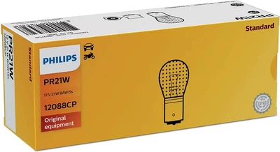 Автолампа указательная Philips 12088 PR21W CP 12V 21W (BAW15s) (8711500485328)