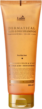 Шампунь від випадіння La'dor Dermatical Hair Loss Shampoo For Thin Hair для тонкого волосся 200 мл (8809181934614)