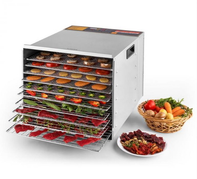 Дегидратор-сушарка для овочів, фруктів і грибів Klarstein Fruit Jerky Pro 10 (10028437)