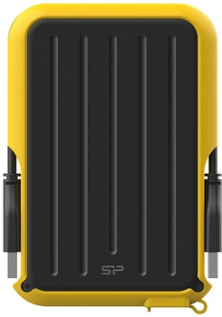 Жесткий диск Silicon Power Armor A66 1TB SP010TBPHD66SS3Y 2.5 USB 3.2 External Yellow