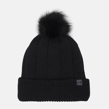 Шапка жіноча Under Armour UA Around Town CGI Beanie 1365936-001 One Size Чорна (195251534401)